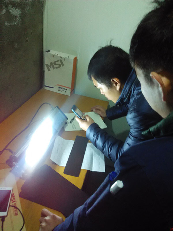 客戶檢查我公司X射線探傷資料。